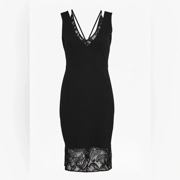 French Connection Tatlin Beau Jersey Bodycon Dress Size 4 - Picture 1 of 5